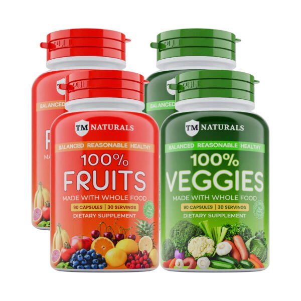 Fruits and Veggies Supplement Pack of 4