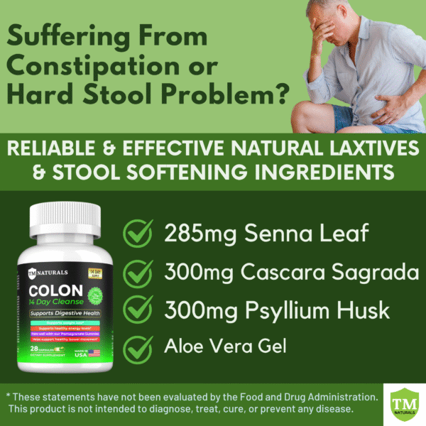 Colon Cleanse Pills – Natural Detox & Digestive Health Support - Image 2