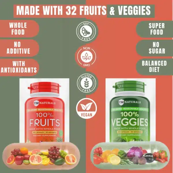 Fruit and Veggie Supplements – Natural Boost for Energy & Immunity - Image 2