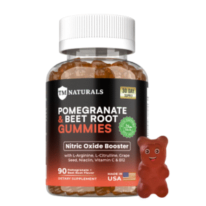 Pomegranate and beetroot gummies