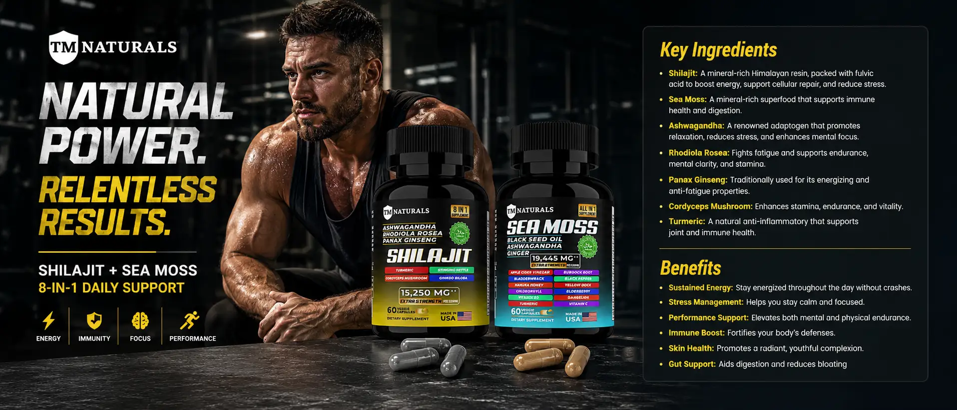 Sea Moss and Shilajit